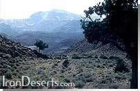 نمایی از کوه تفتان
